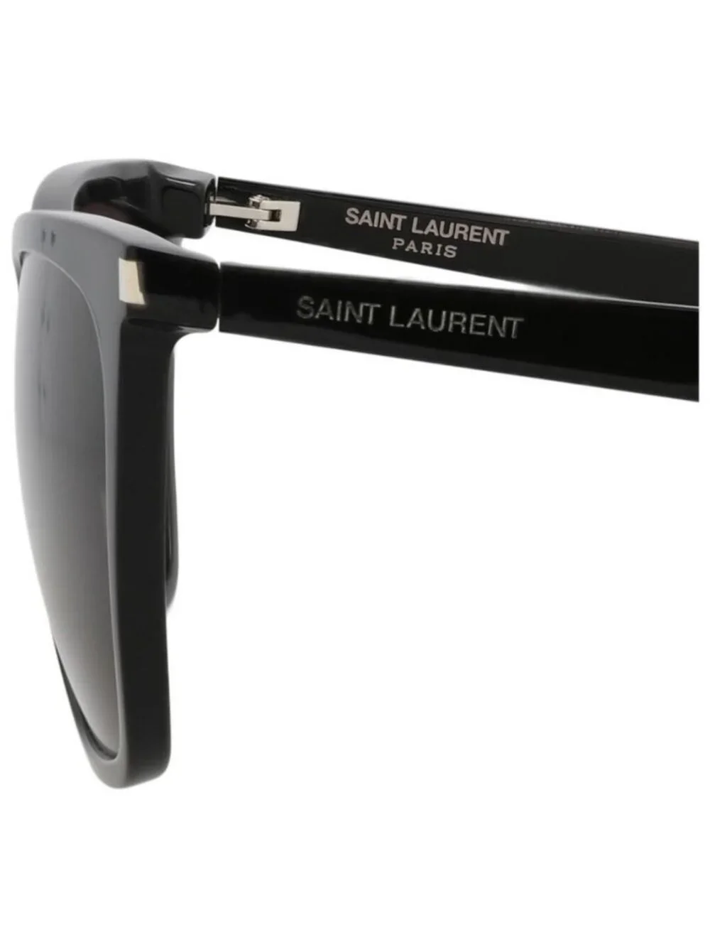 New Saint Laurent Womens Cat Eye Black Black Black Fashion Designer Sunglasses